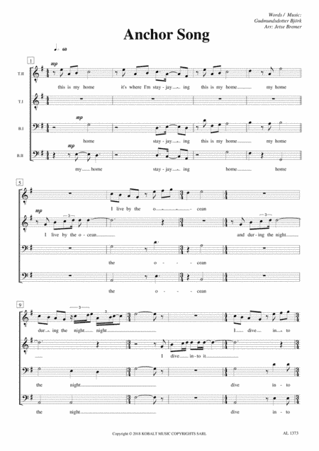 The Anchor Song (arr. Jetse Bremer)