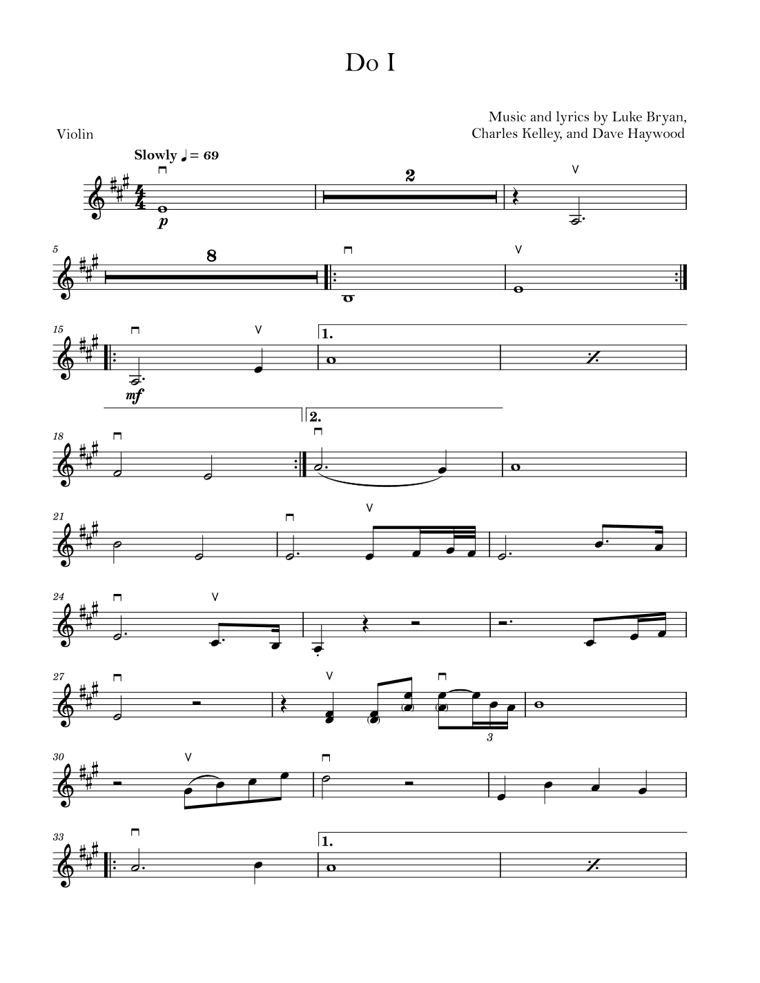 Do I (arr. David Lartey)