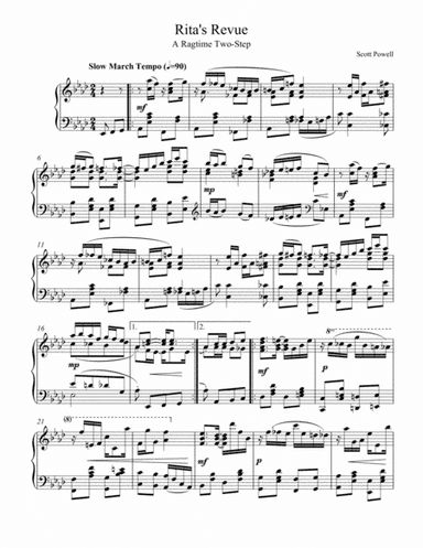 Rita's Revue (A Ragtime Two-Step)
