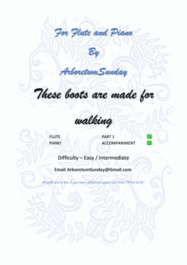 These Boots Are Made For Walkin' (arr. Mr Scribe)