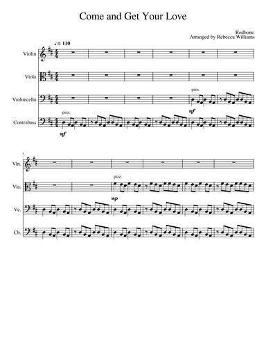 Come And Get Your Love (arr. Rebecca Williams)