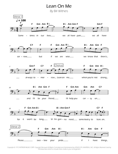 Lean On Me (arr. Ygor Nunes)
