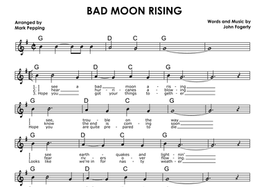 Bad Moon Rising (arr. Mark Pepping)
