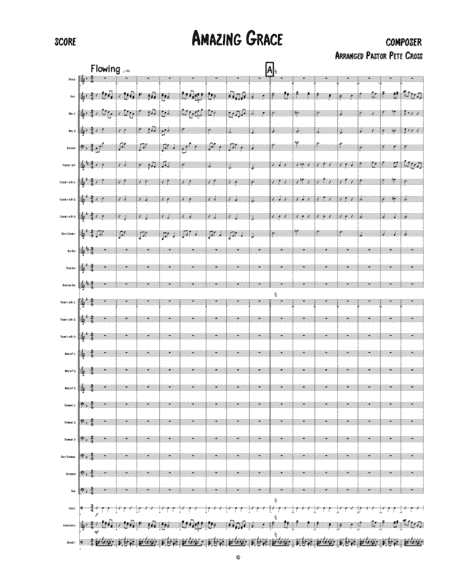 Amazing Grace (arr. Arr Pastor Pete Cross)