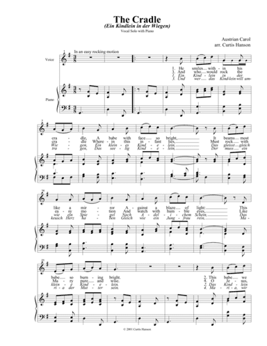 The Cradle (arr. Curtis Hanson)