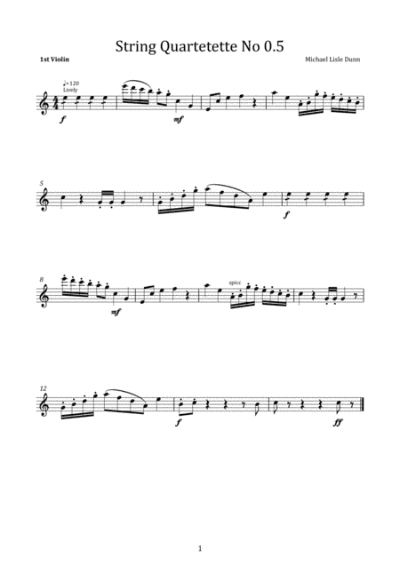 String Quartetette No. 0.5