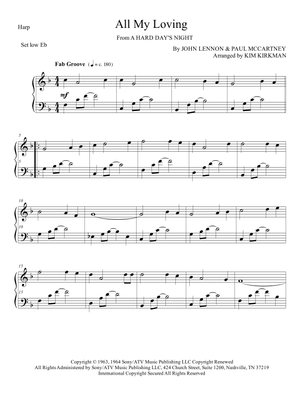 All My Loving (arr. Kim Kirkman)