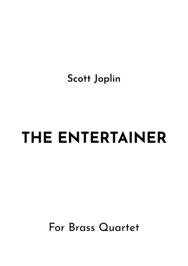 The Entertainer (arr. Jireh J.)