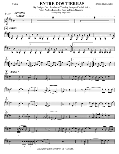 Entre Dos Tierras (arr. Jorge Juárez)