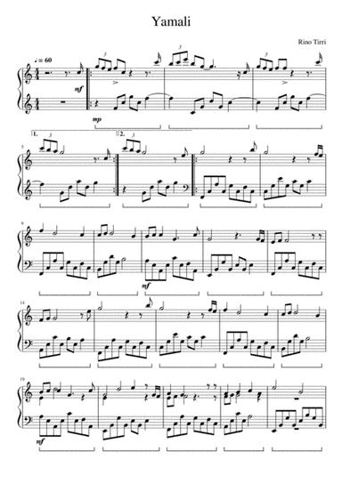 Yamali - Lovely Romantic new Piano Music