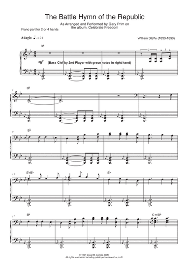 The Battle Hymn of the Republic (arr. Gary Prim)