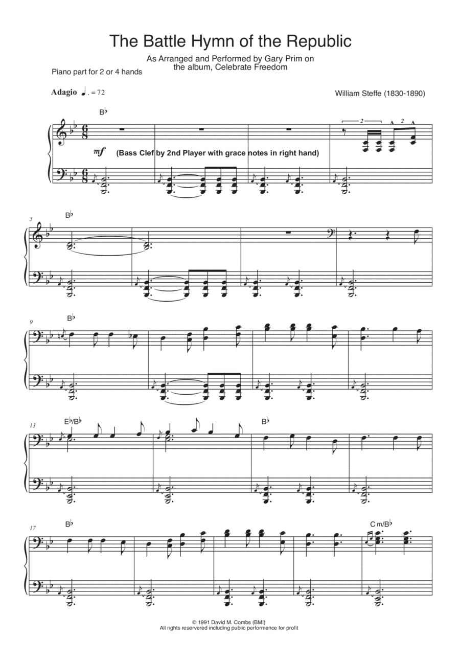 The Battle Hymn of the Republic (arr. Gary Prim)