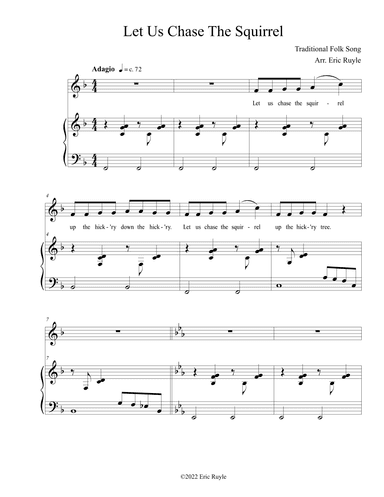 Let Us Chase The Squirrel (arr. Eric Ruyle)
