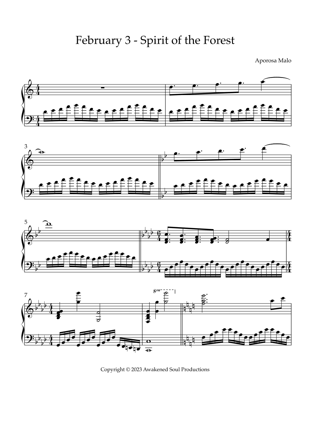 February 3 - Spirit of the Forest