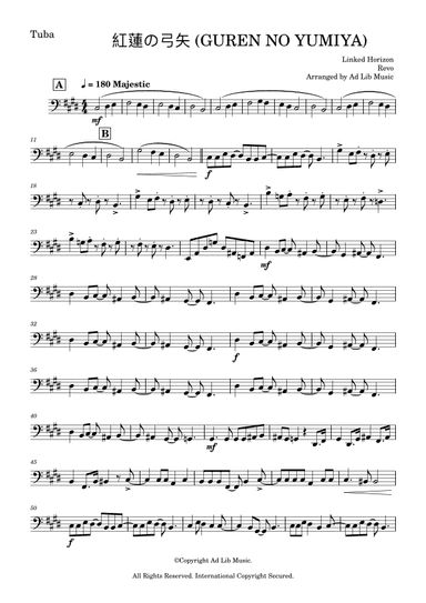 Gekijouban Shingeki No Kyojin Zenpen: Guren No Yumiya (arr. Ad Lib Music)