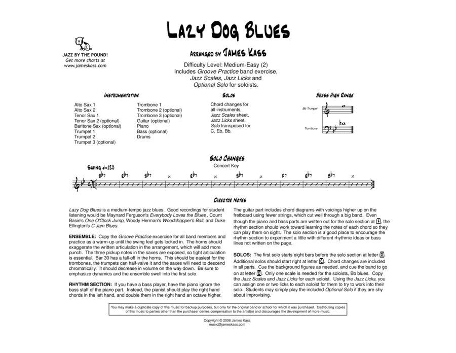 Lazy Dog Blues