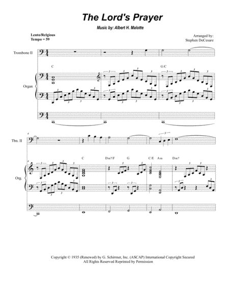 The Lord's Prayer (arr. Stephen DeCesare)