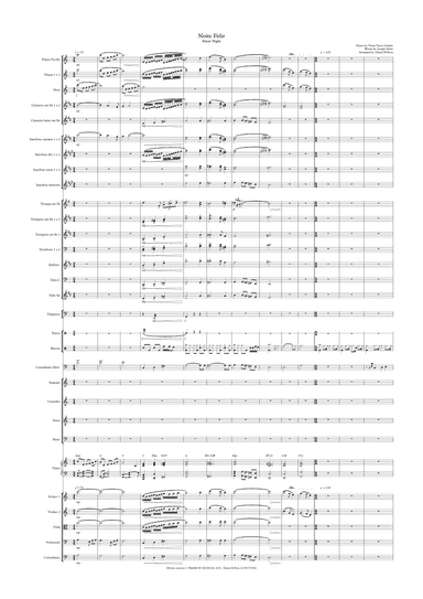 Silent Night Jazz - Christmas Carol - Jazz Orchestra (arr. Daniel H Rosa)
