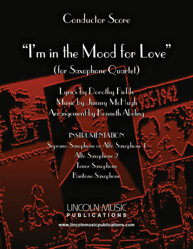 I'm In The Mood For Love (arr. Kenneth Abeling)