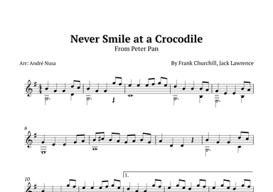 Never Smile At A Crocodile (arr. André Nusa)