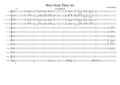How Great Thou Art (arr. Enoch Brome)