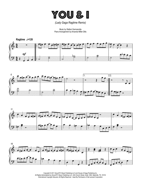 You And I (arr. Amanda Dills)