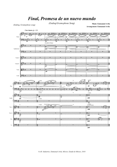 Final, Promesa de un nuevo mundo (Ending, Gramophone song)