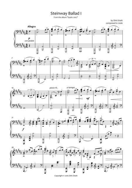 Steinway Ballad I