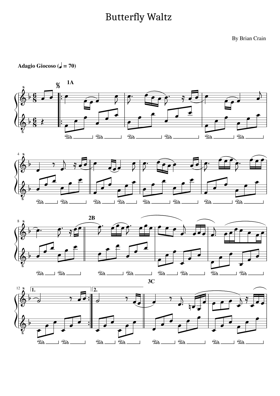 Butterfly Waltz (arr. poon)