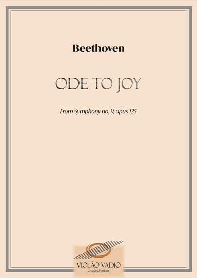 Ode To Joy (from Symphony No. 9) (String Quartet) - Score and parts (arr. André Alberto Santos)