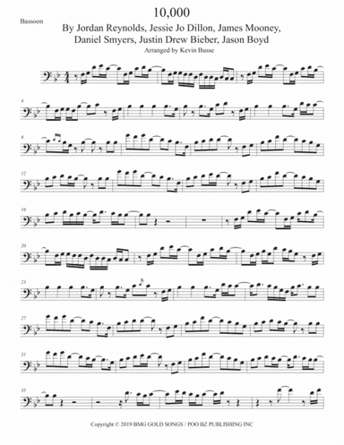 10,000 Hours (arr. Kevin Busse)
