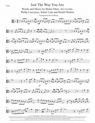Just The Way You Are (arr. Kevin Busse)