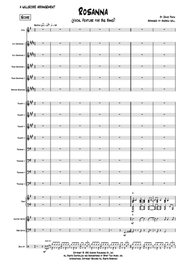 Rosanna (arr. Andrew Will)