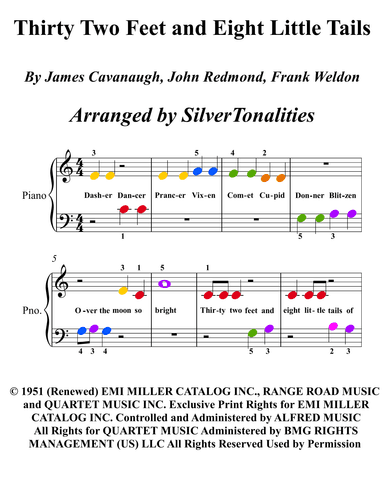 Thirty-two Feet, Eight Little Tails (arr. SilverTonalities)