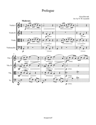 Prologue (arr. Nick Lacanski)