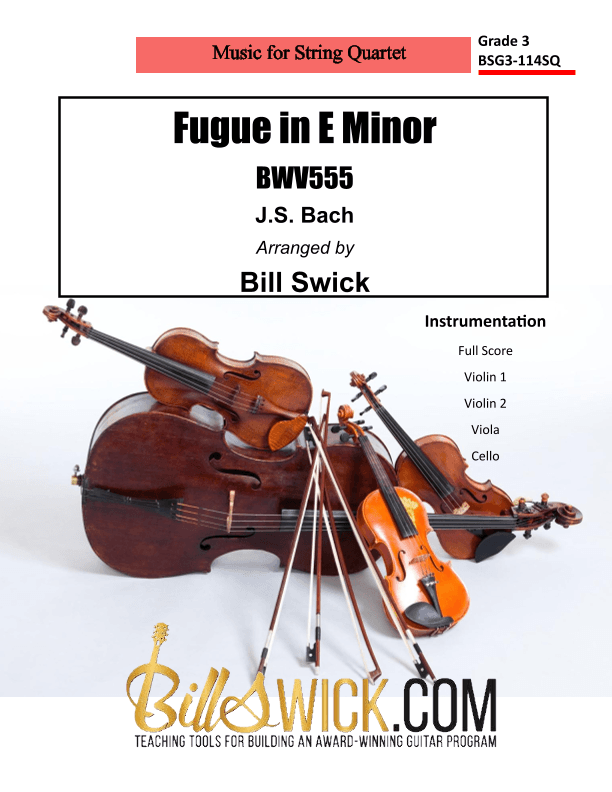 Fugue in E Minor BWV555 (arr. Bill Swick)