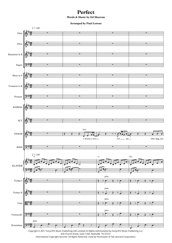 Perfect Symphony (arr. Paul Lorenz)