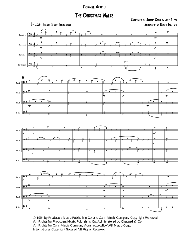 The Christmas Waltz (arr. Roger Wallace)