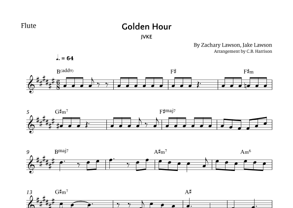 Golden Hour (arr. C. B. Harrison)