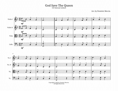 God Save The Queen (arr. Dominic Meccia)