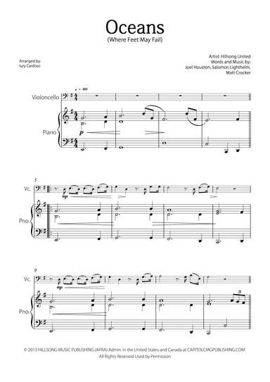 Oceans (where Feet May Fail) (arr. Iury Cardoso)