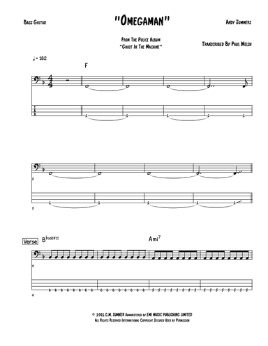 Omegaman (arr. P Welsh)