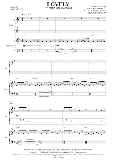 Lovely (arr. Art.o Artaud)