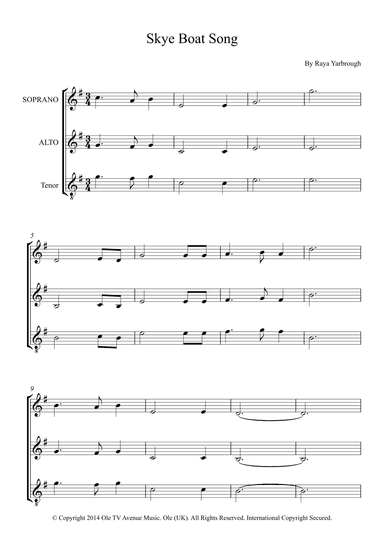 Skye Boat Song (arr. Fernanda Moura)