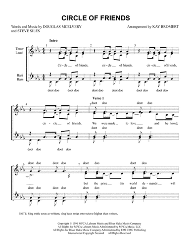 Circle Of Friends (arr. Kay Bromert)