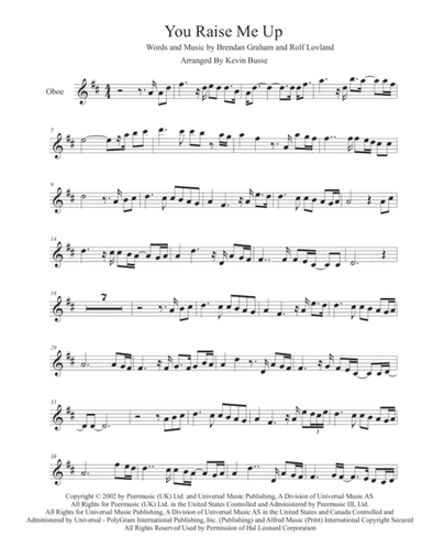 You Raise Me Up (arr. Kevin Busse)