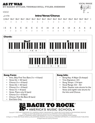 As It Was (arr. Bach to Rock)
