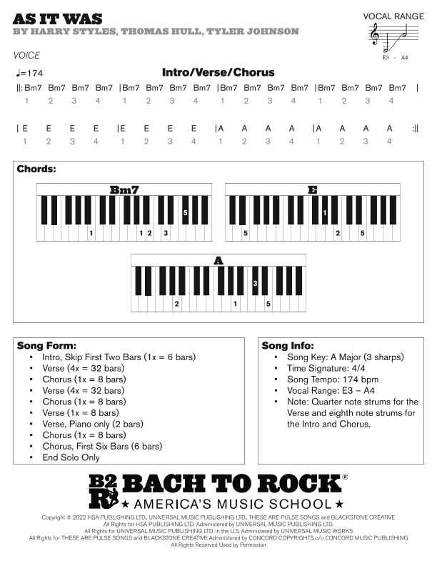 As It Was (arr. Bach to Rock)