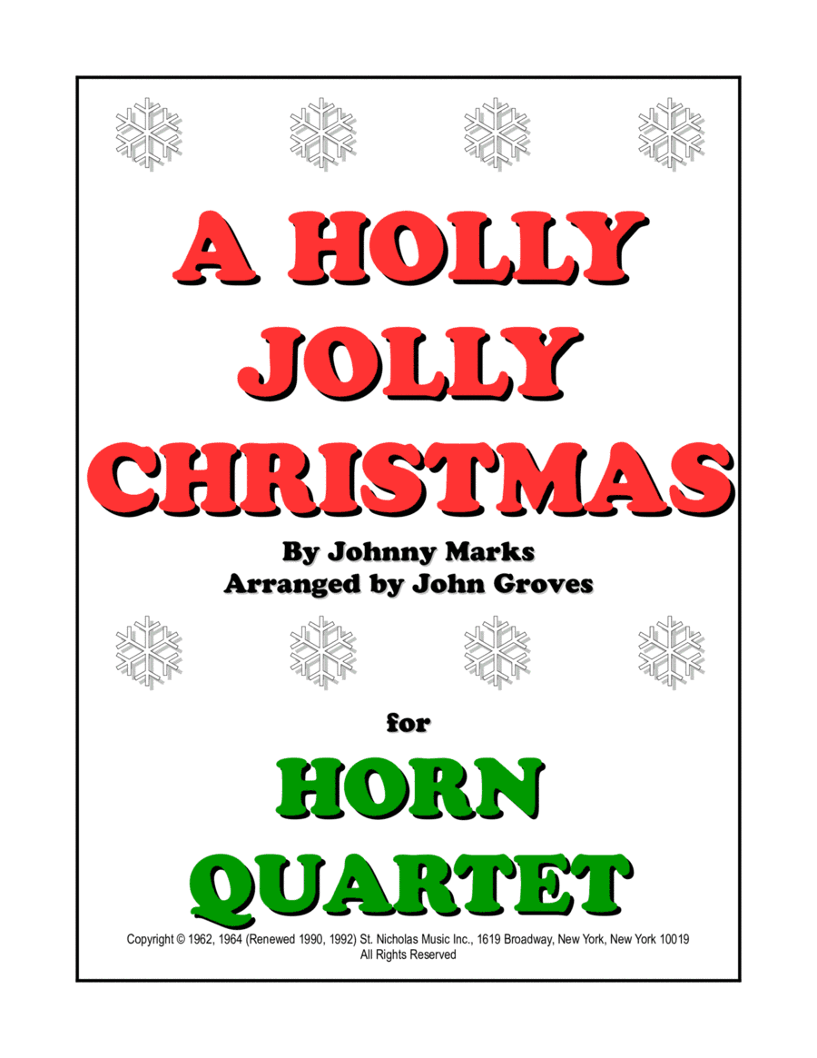 A Holly Jolly Christmas (arr. John Groves)