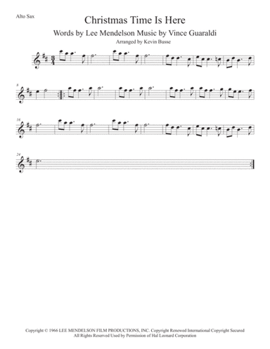 Christmas Time Is Here (arr. Kevin Busse)